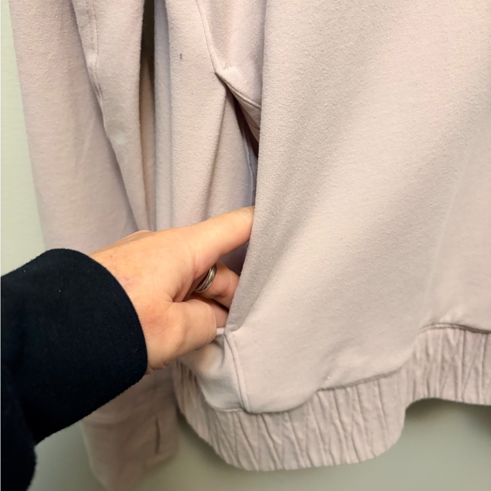 LULU LEMON Stress Less Pullover - Porcelain Pink - Picture 4 of 8